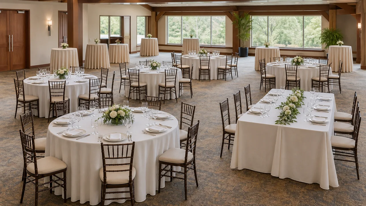 Standard banquet table sizes: the full chart