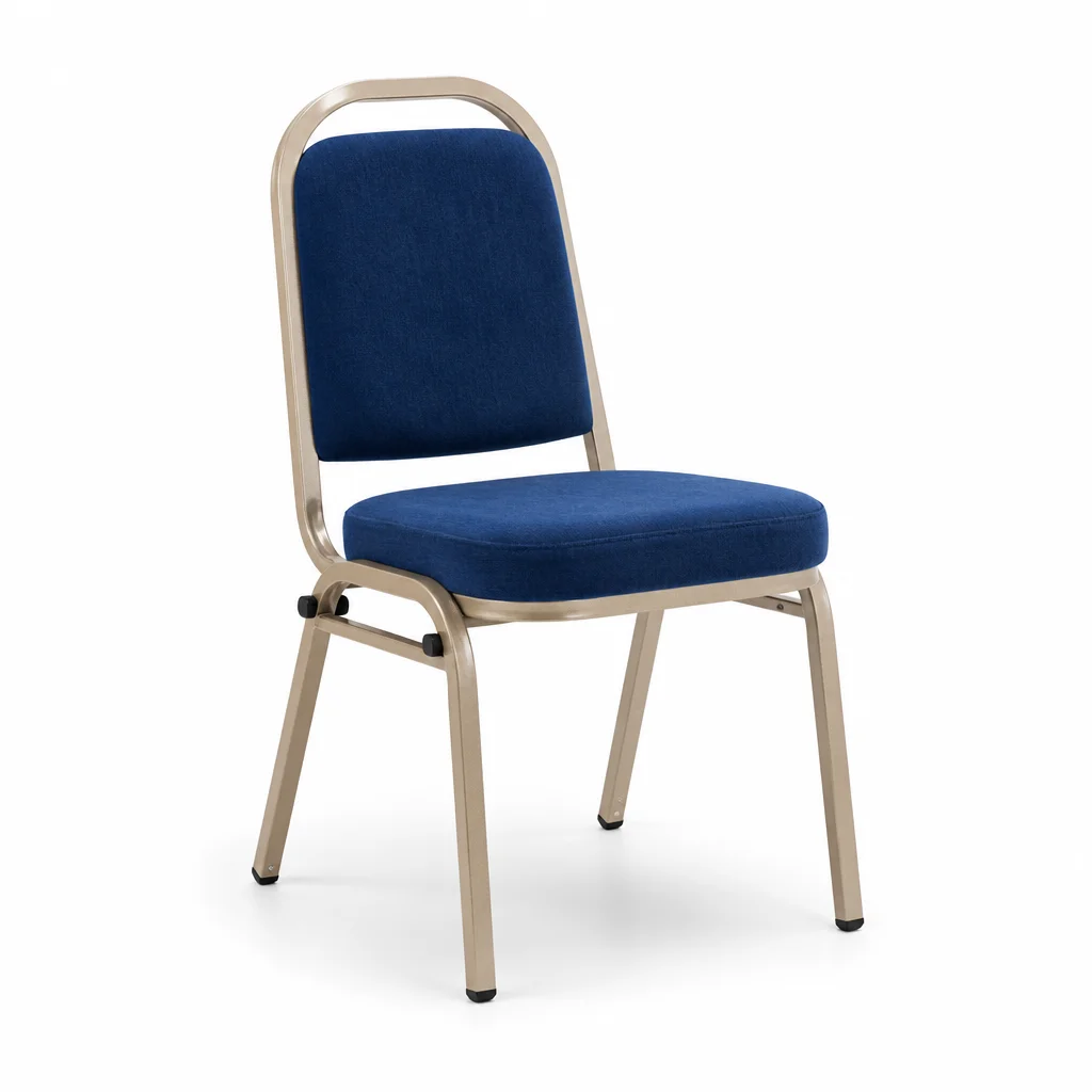 Indigo Crest Banquet Chair — concept image