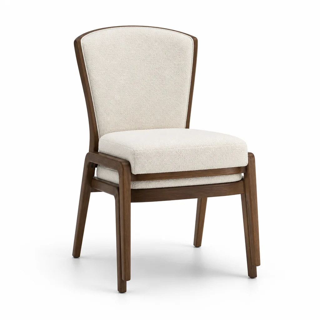 Ivory Rise Banquet Chair — concept image